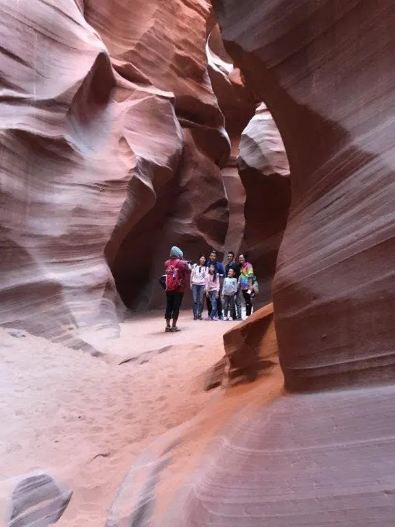 group hikers in canyon pt3