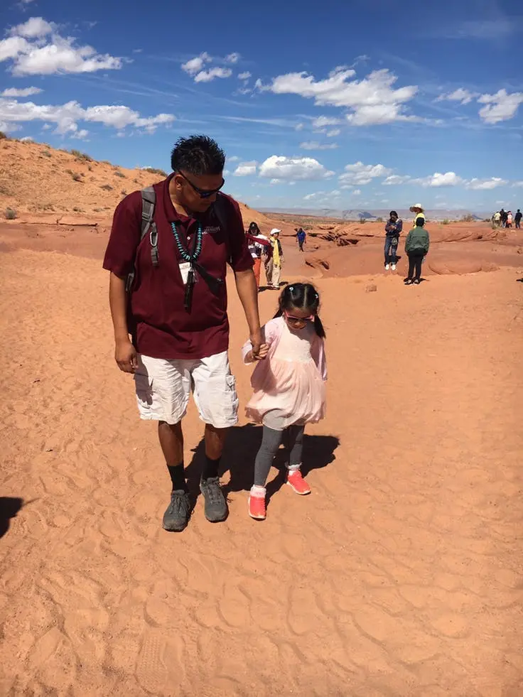 family hike