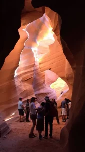 antelope slot canyon vistor picture