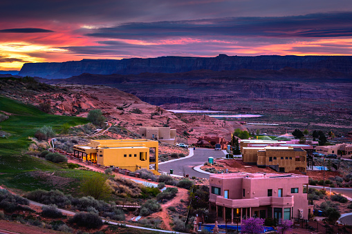 Sunset over Arizona